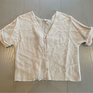 Vetta capsule gauze button up top
